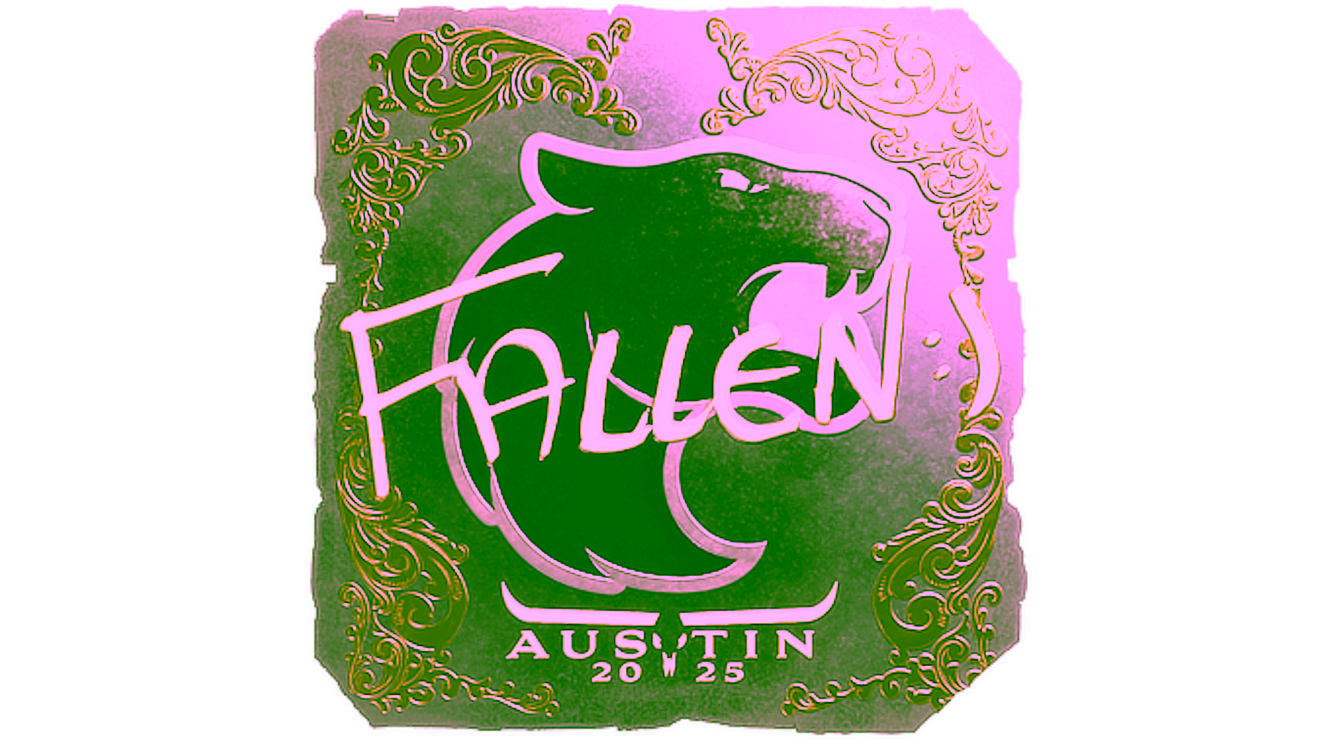Display for Sticker | FalleN (Gold) | Austin 2025
