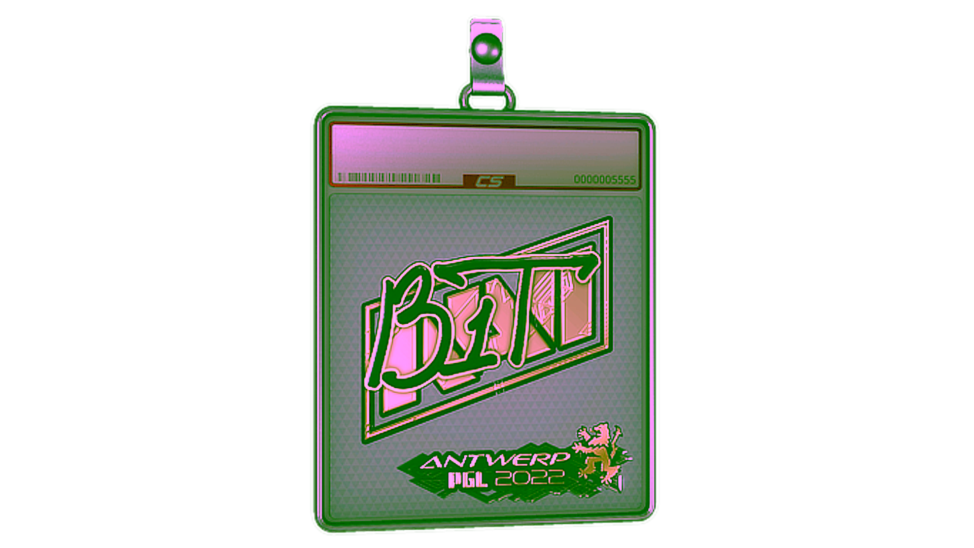 Mostrar para Sticker Slab | b1t (Gold) | Antwerp 2022