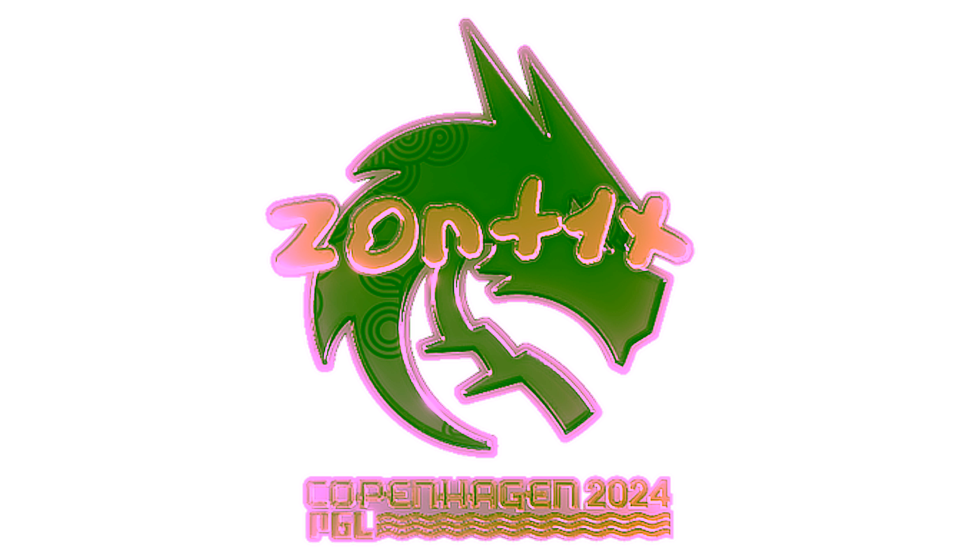 Display for Sticker | zont1x (Gold) | Copenhagen 2024