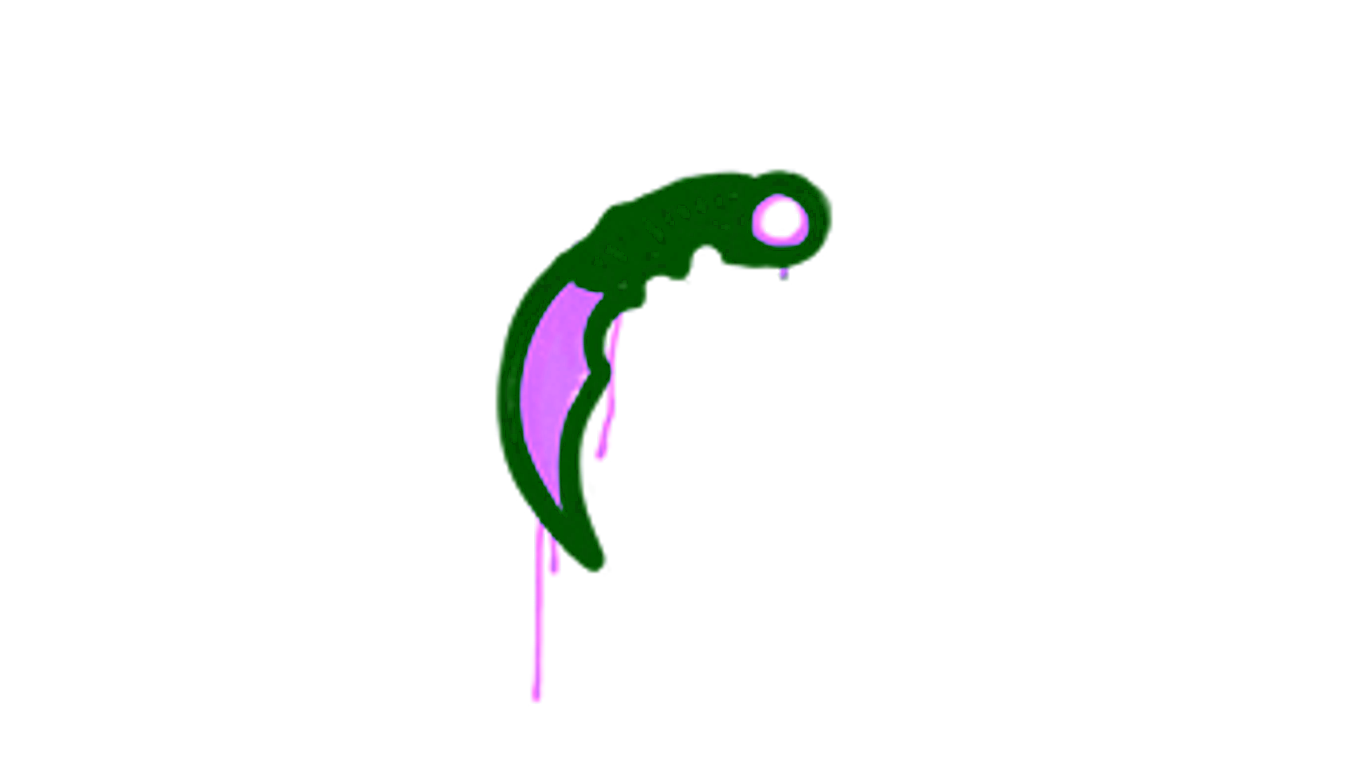 Display for Sealed Graffiti | Karambit (Violent Violet)