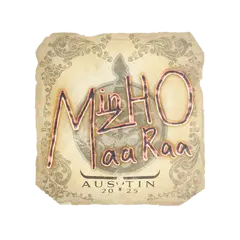 Sticker mzinho Austin 2025