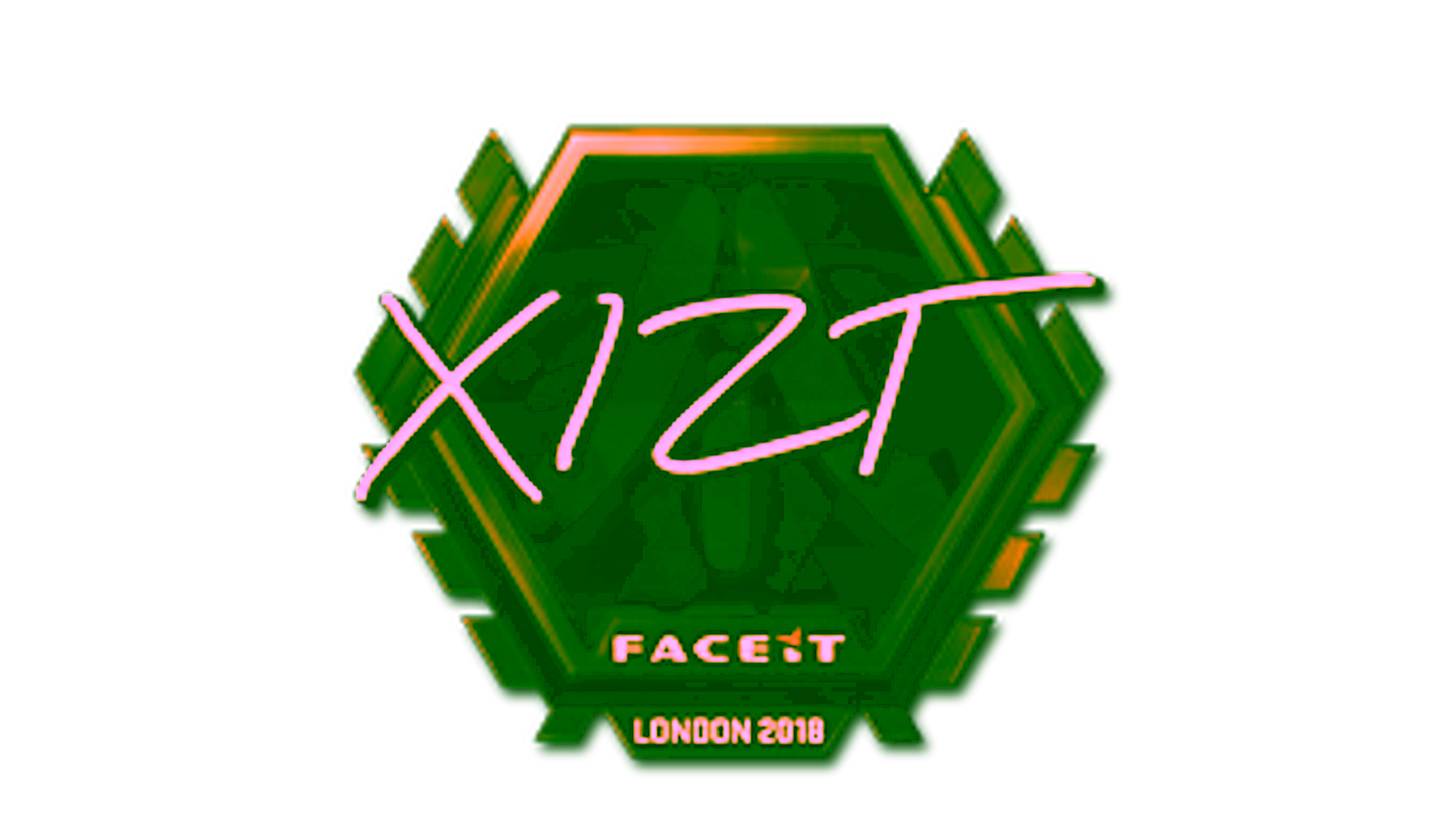 Affichage pour Sticker | Xizt (Gold) | London 2018