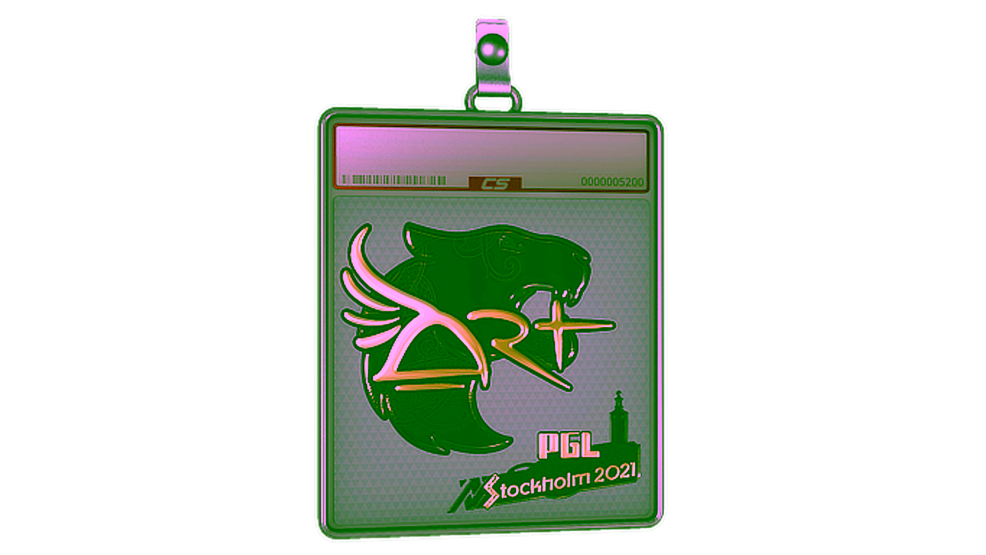 Display for Sticker Slab | arT (Gold) | Stockholm 2021