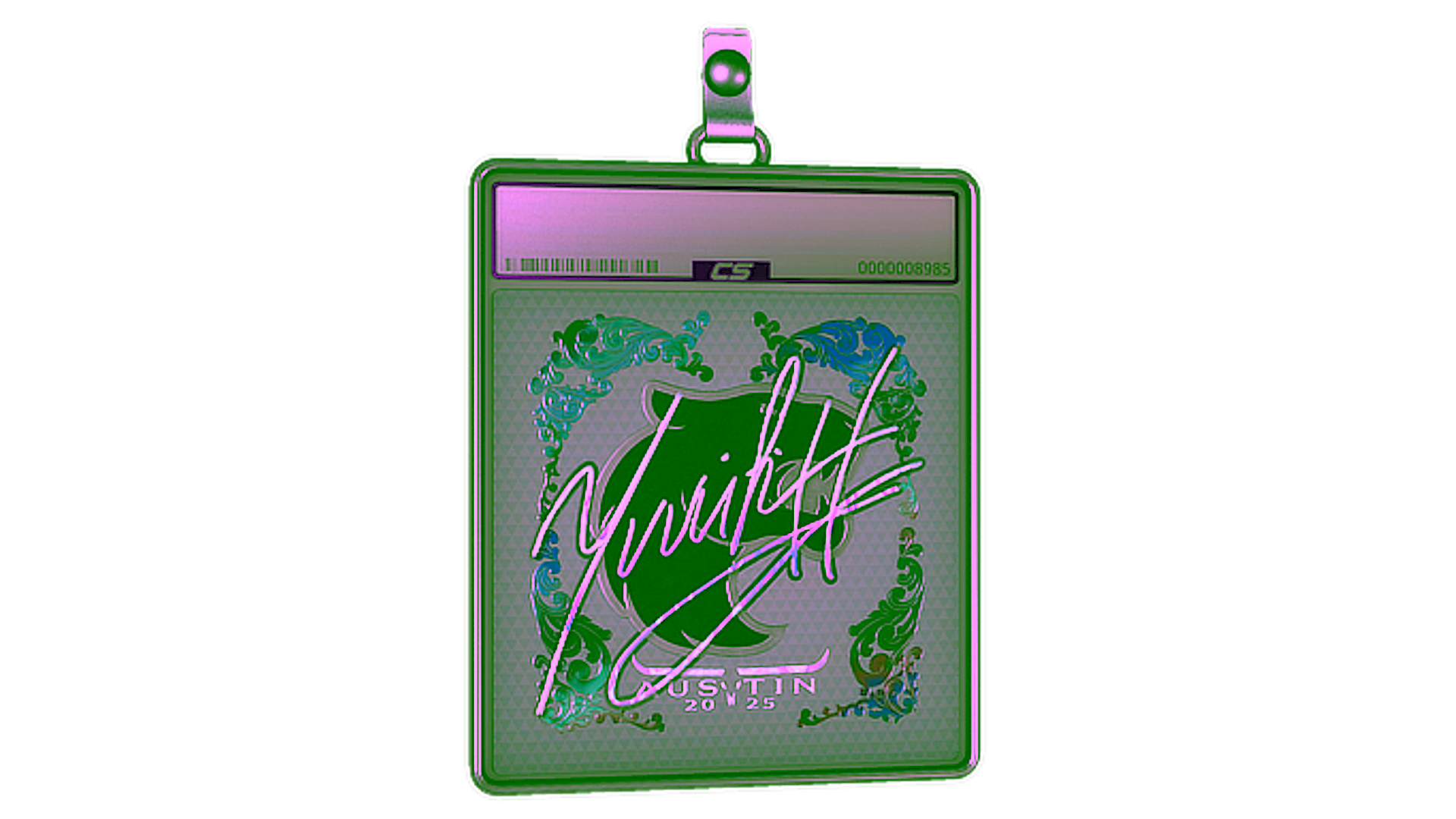 Display for Sticker Slab | yuurih (Holo) | Austin 2025