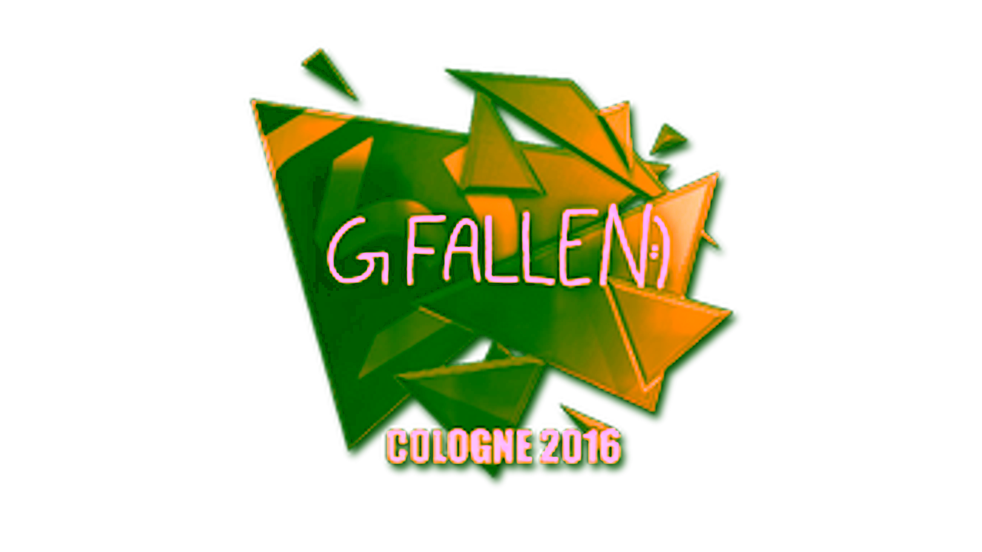 Visar för Sticker | FalleN (Gold) | Cologne 2016