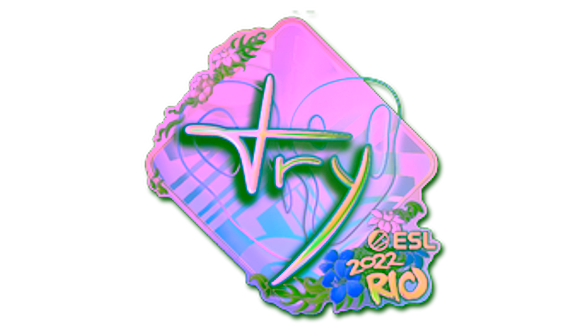 Display for Sticker | TRY (Holo) | Rio 2022