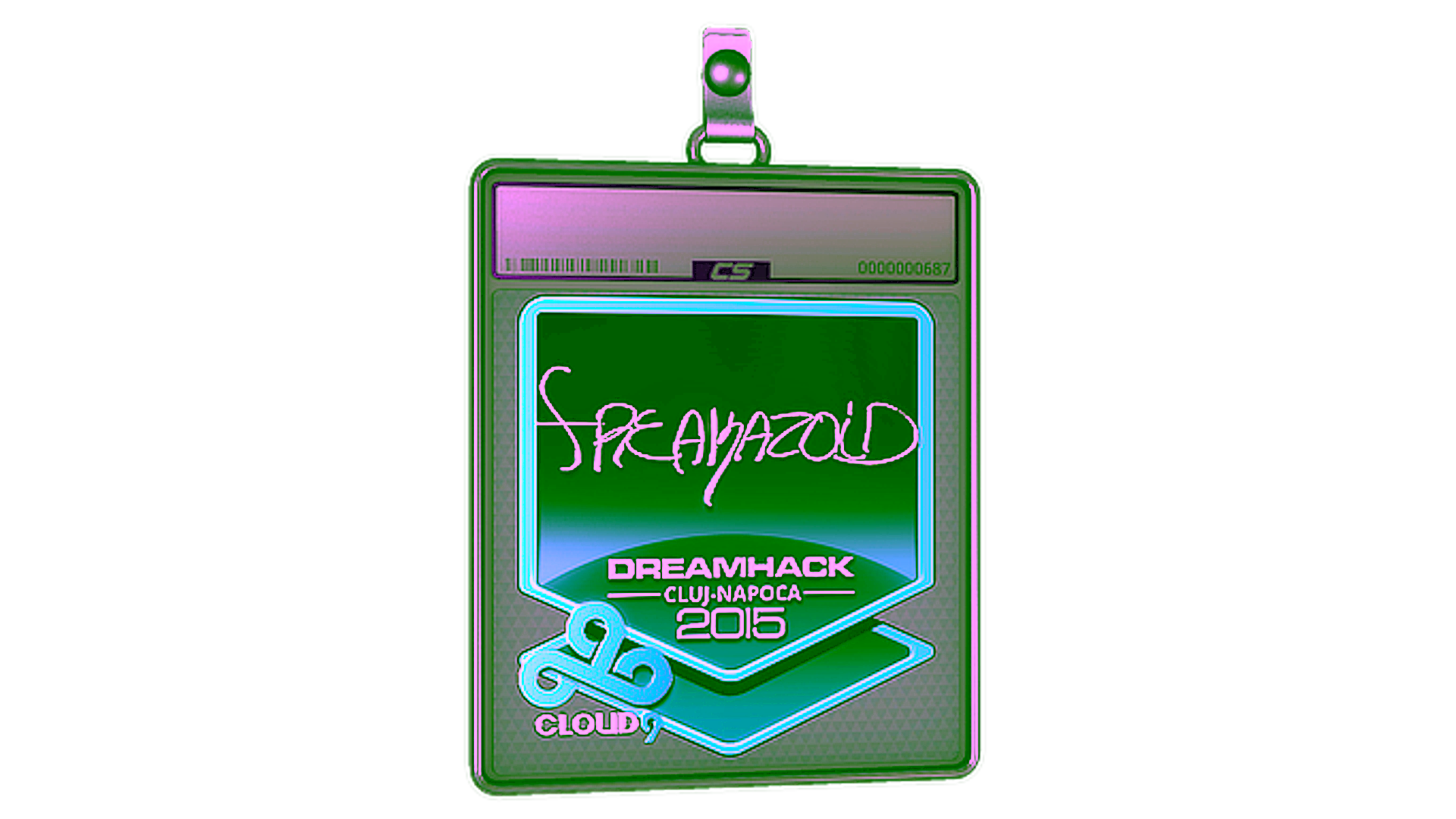 Visar för Sticker Slab | freakazoid (Foil) | Cluj-Napoca 2015