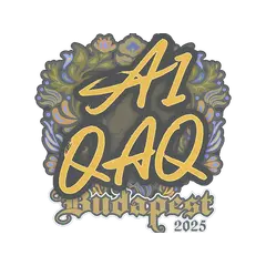 Sticker EmiliaQAQ Budapest 2025