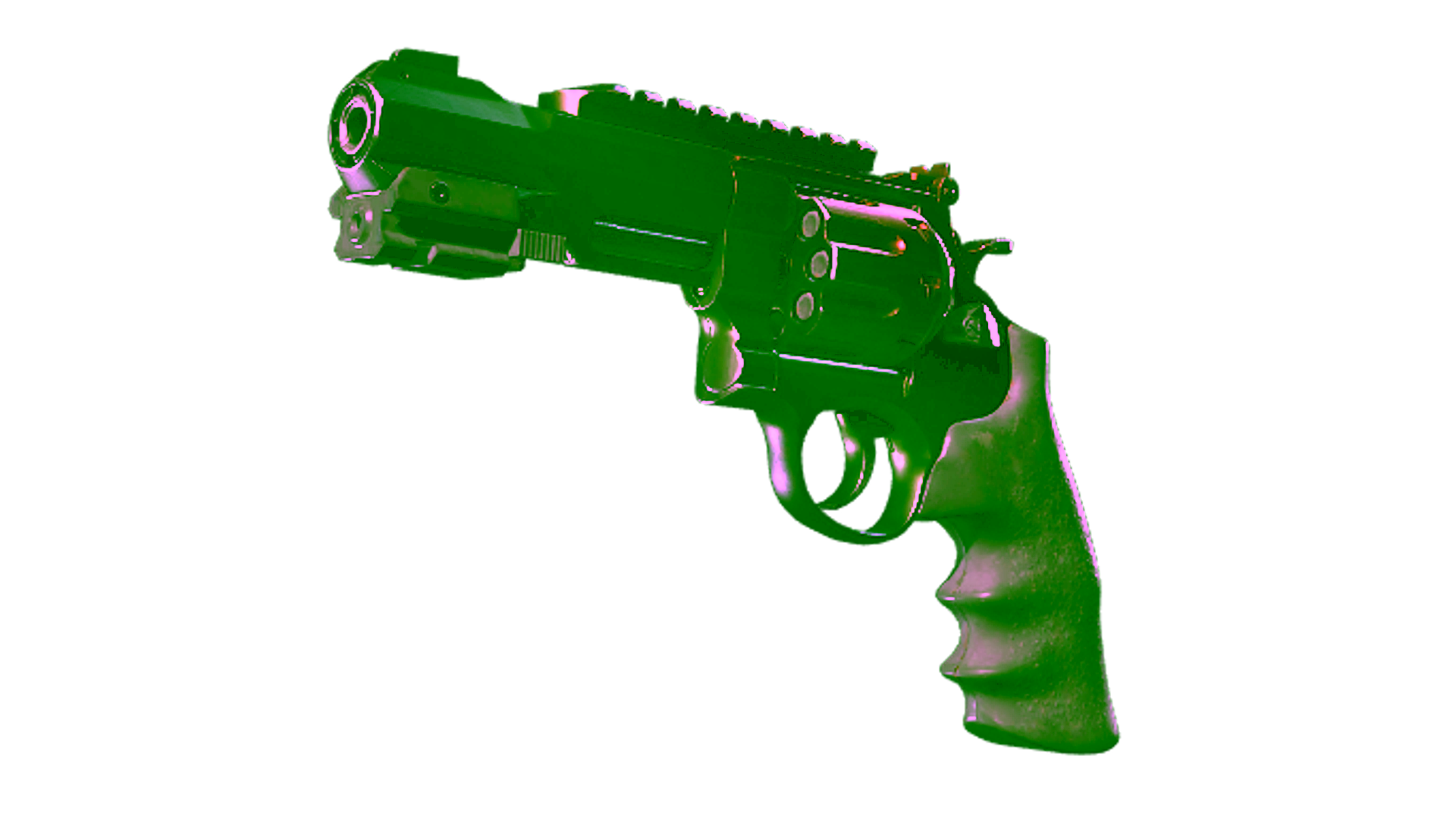 Display for Souvenir R8 Revolver | Amber Fade (Well-Worn)