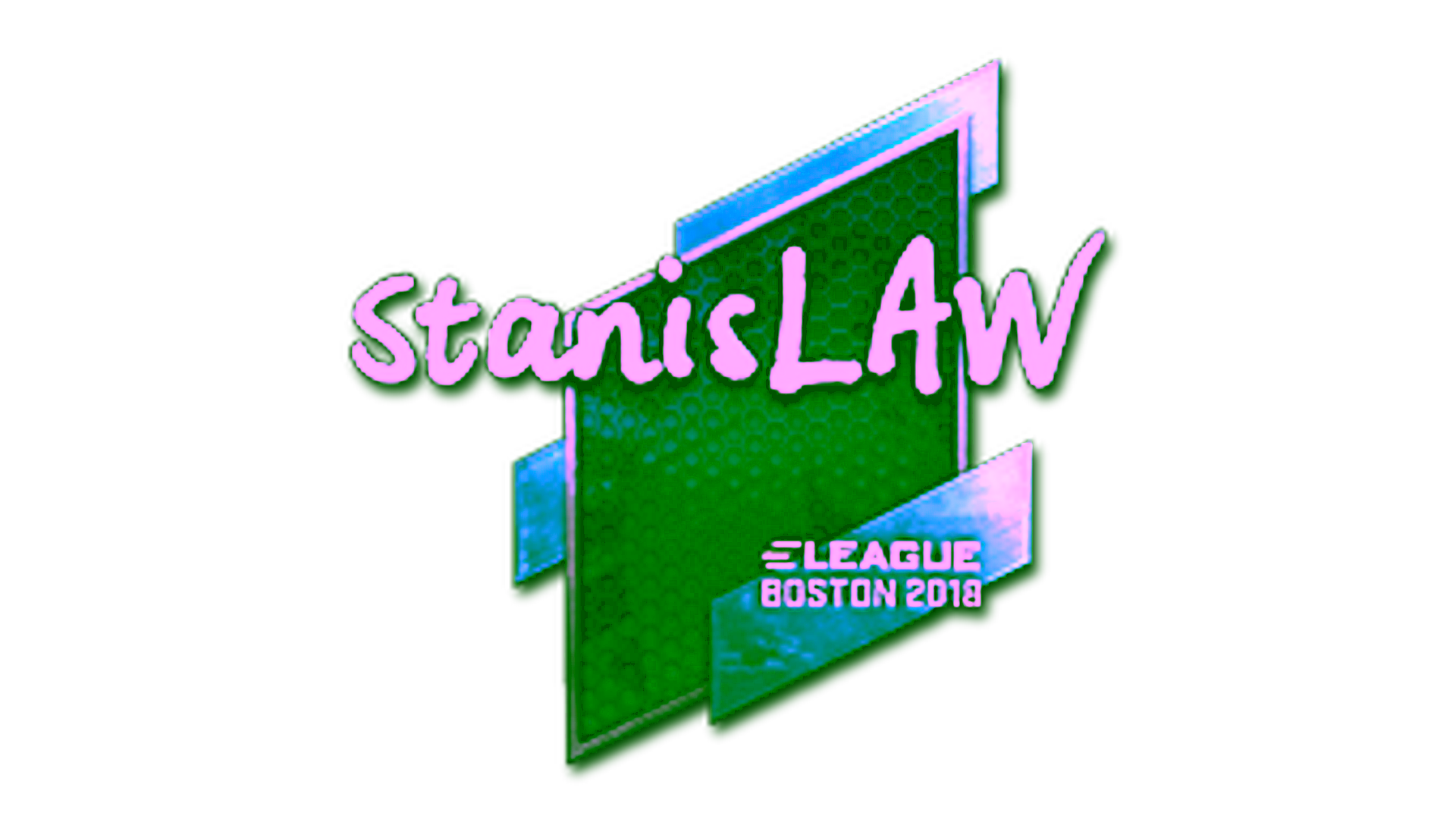 Display for Sticker | stanislaw (Foil) | Boston 2018