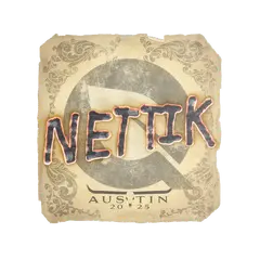Sticker nettik Austin 2025