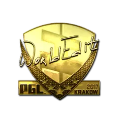 Sticker | WorldEdit (Gold) | Krakow 2017