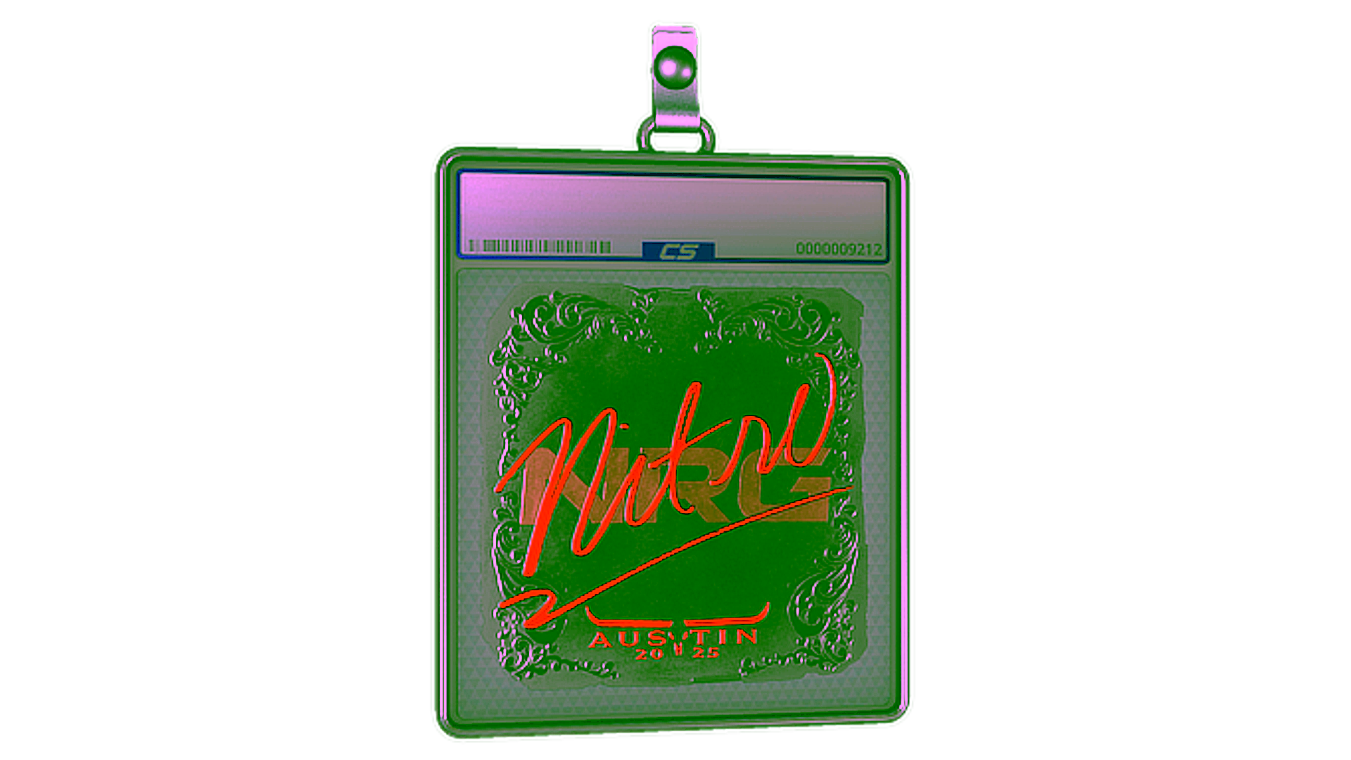 Visar för Sticker Slab | nitr0 (Foil) | Austin 2025