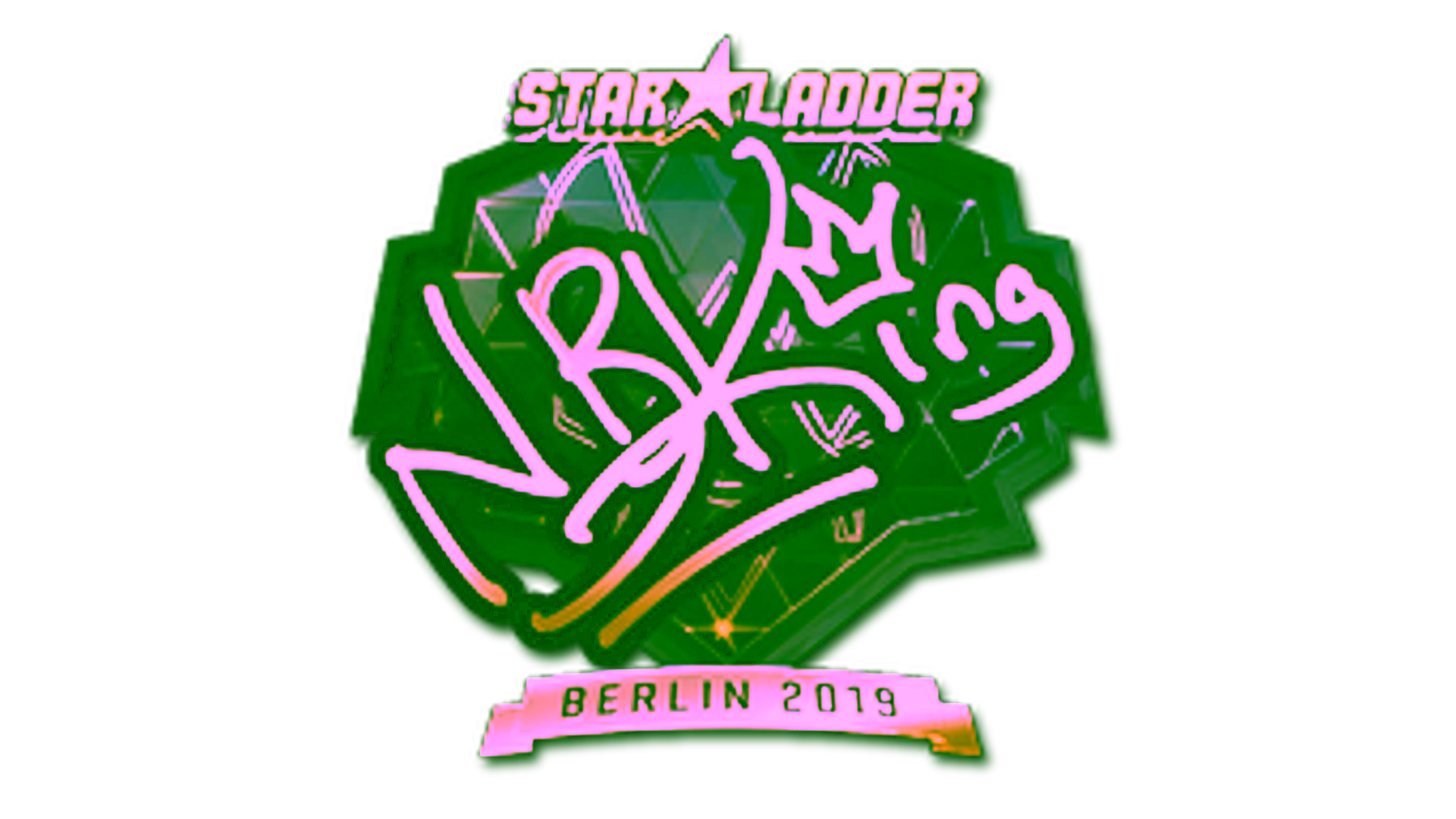 Sticker | NBK- (Gold) | Berlin 2019 için görüntü
