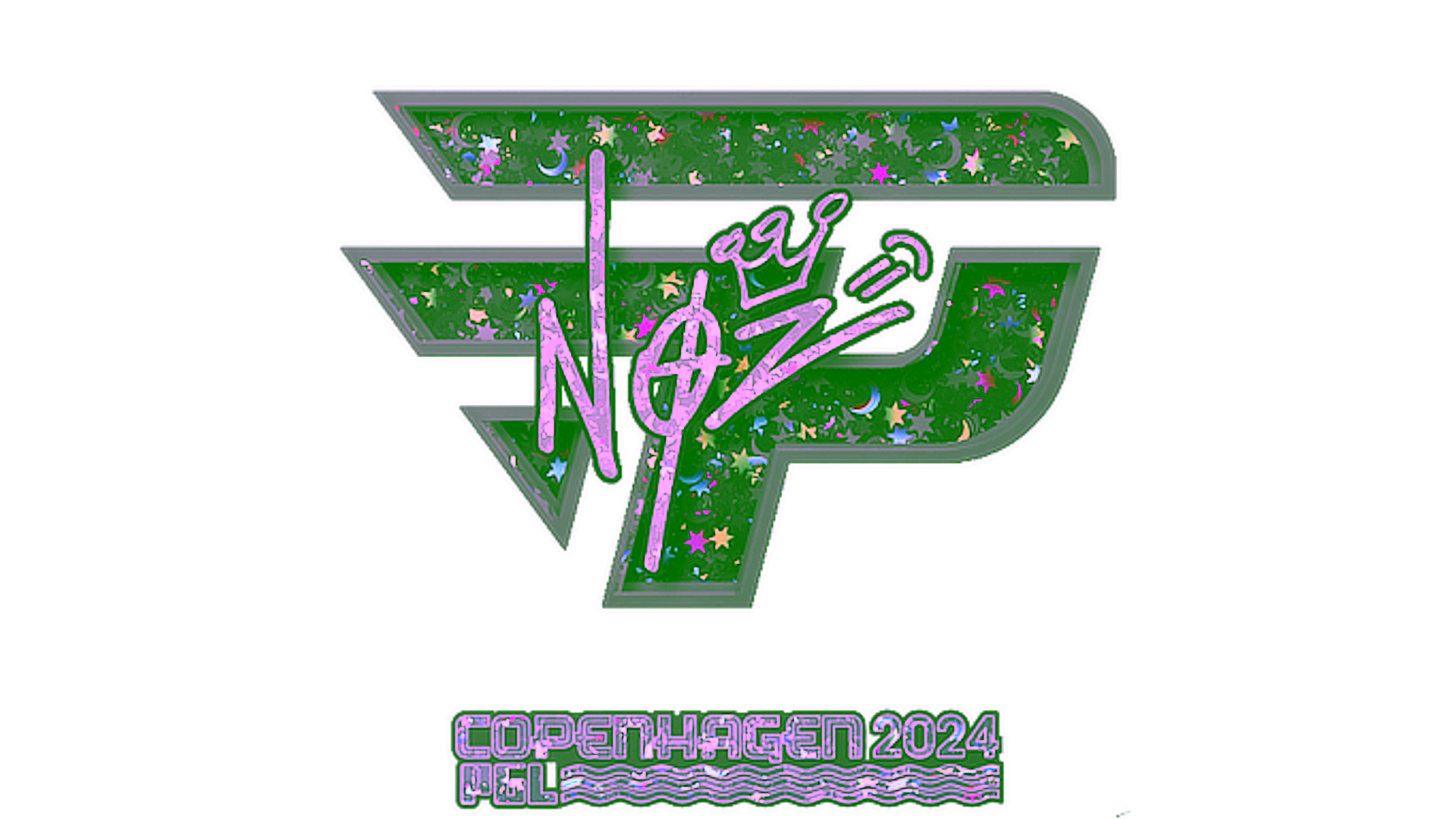 Display for Sticker | NQZ (Glitter) | Copenhagen 2024