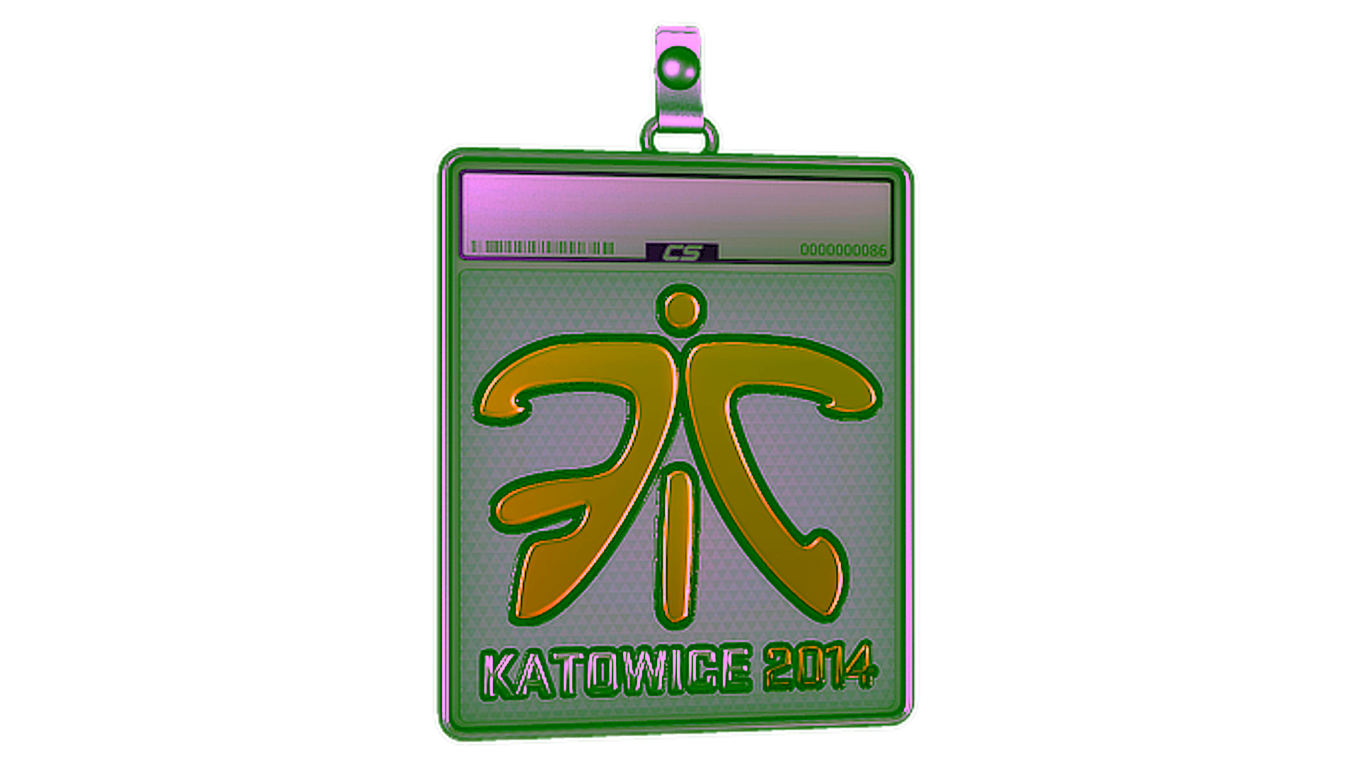 Дисплей для Sticker Slab | Fnatic (Foil) | Katowice 2014