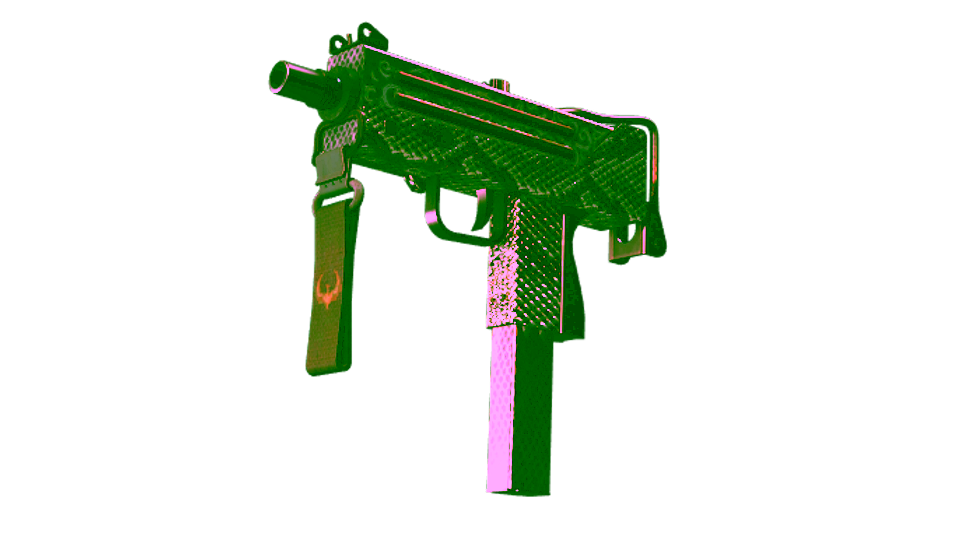 Display for Souvenir MAC-10 | Hot Snakes (Well-Worn)