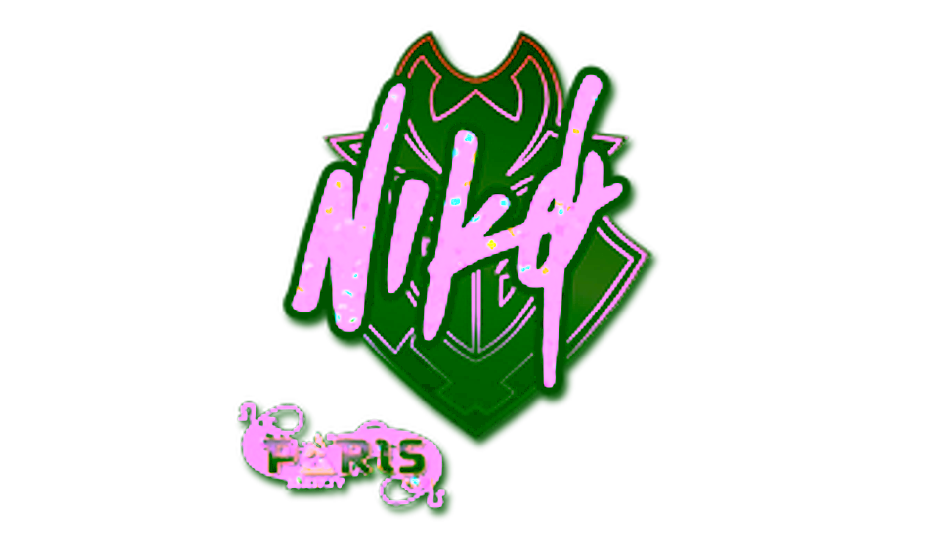 Rodyti Sticker | NiKo (Glitter) | Paris 2023