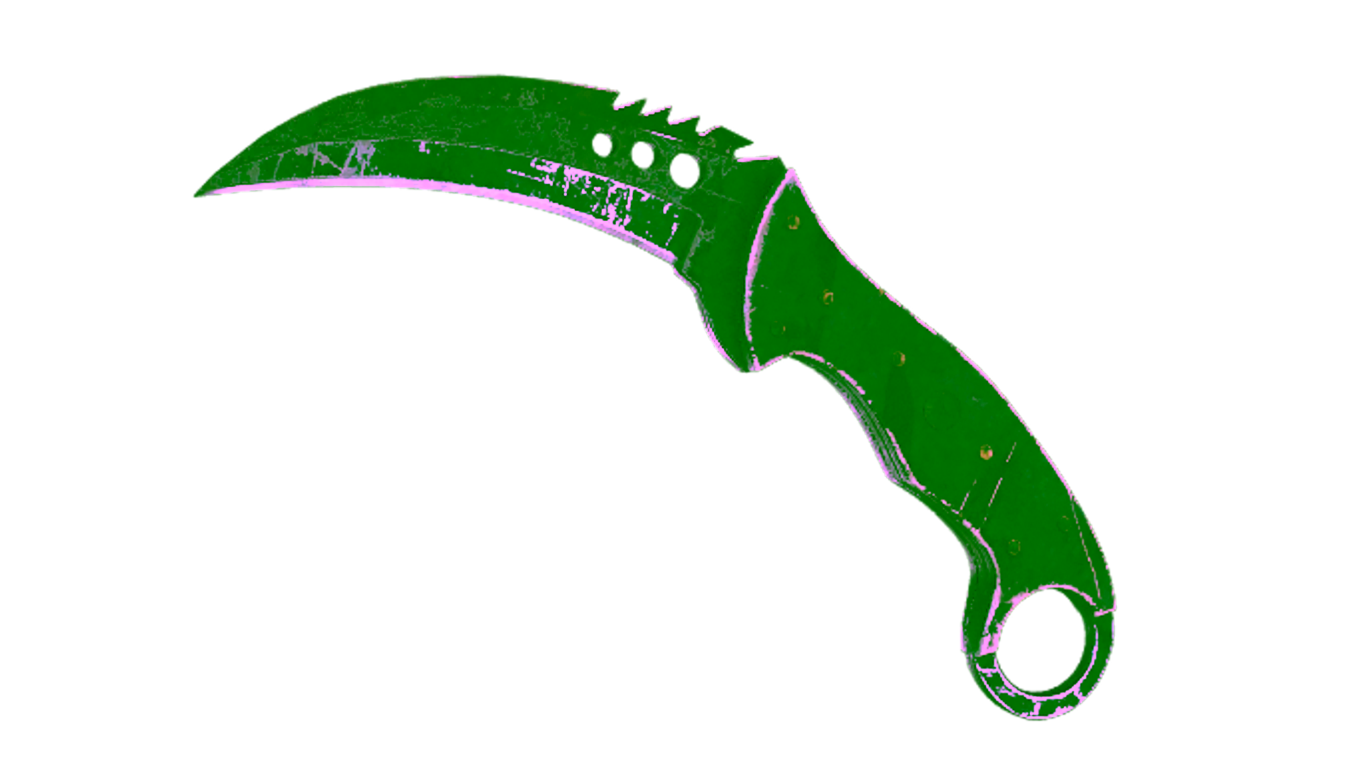 Display for ★ StatTrak™ Talon Knife | Night Stripe (Battle-Scarred)