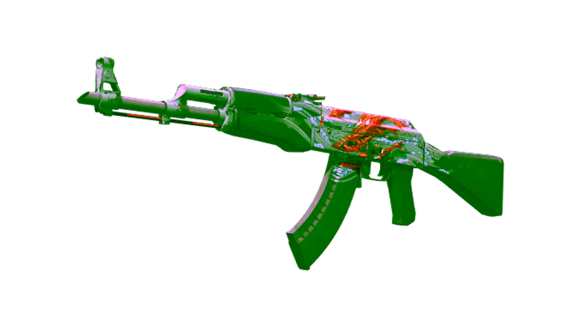 Display for AK-47 | Aquamarine Revenge (Well-Worn)