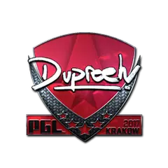 Sticker | dupreeh (Foil) | Krakow 2017