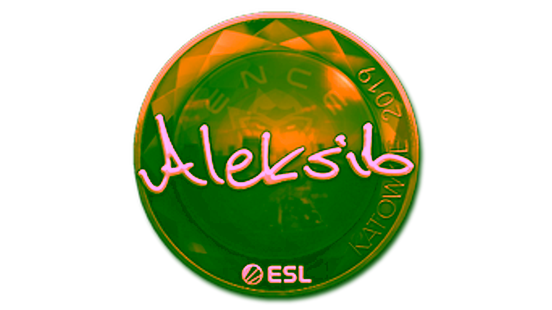 Display for Sticker | Aleksib (Gold) | Katowice 2019