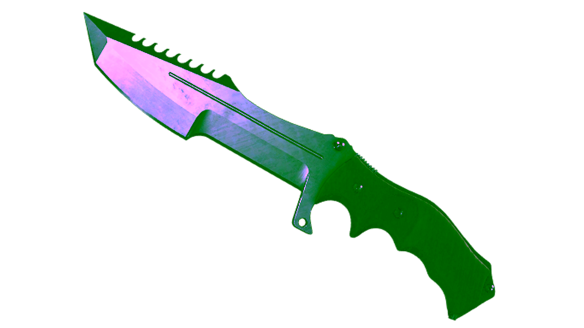 Display for ★ StatTrak™ Huntsman Knife | Blue Steel (Minimal Wear)
