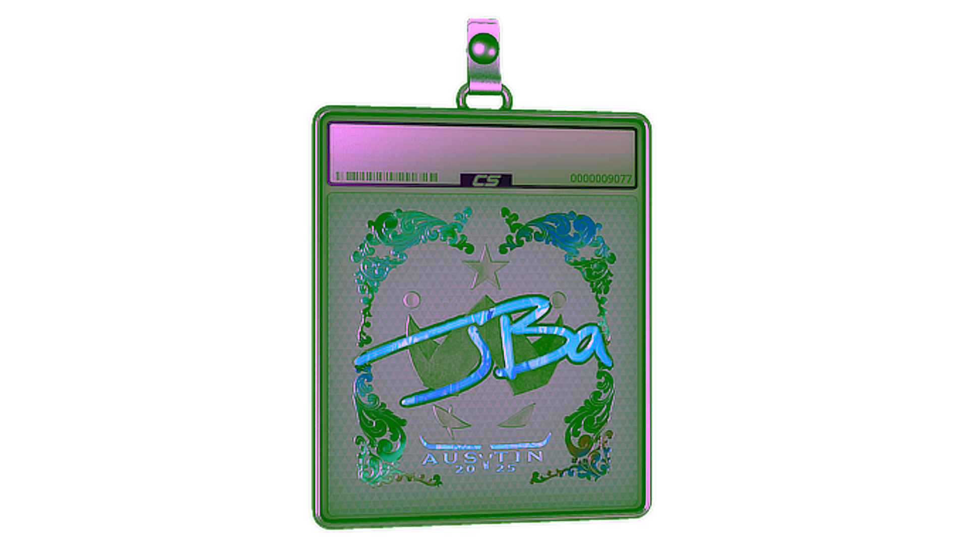 Mostrar para Sticker Slab | JBa (Holo) | Austin 2025