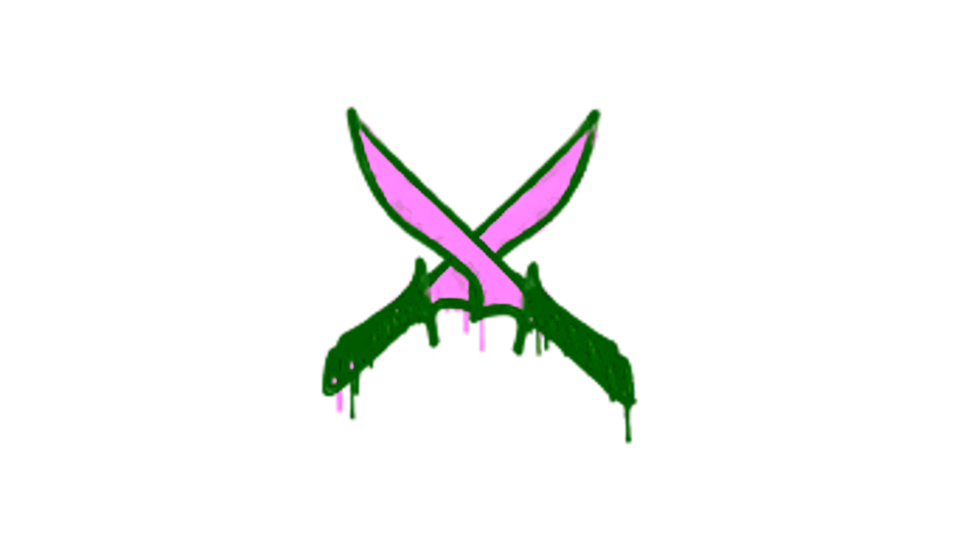 Display for Sealed Graffiti | X-Knives (War Pig Pink)