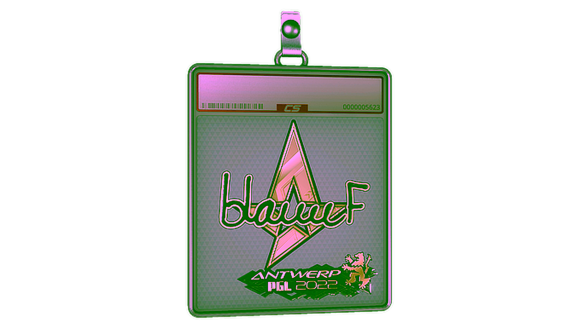 Mostrar para Sticker Slab | blameF (Gold) | Antwerp 2022
