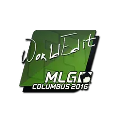 Sticker WorldEdit MLG Columbus 2016