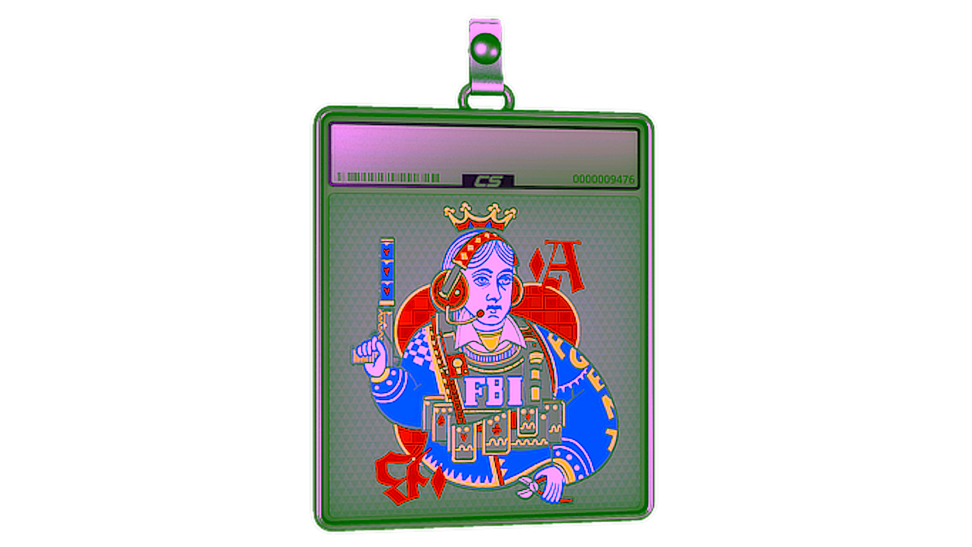 Display for Sticker Slab | Queen Ava (Foil)