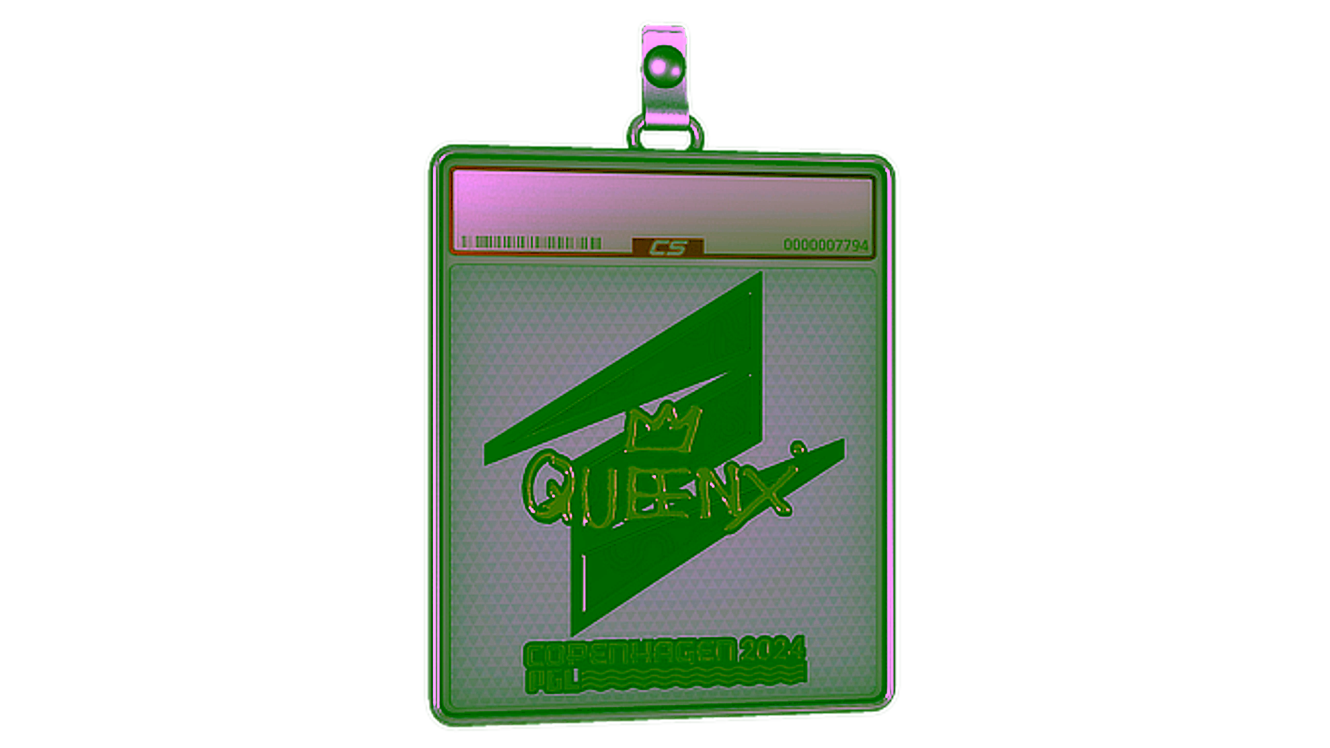 Display for Sticker Slab | Queenix (Gold) | Copenhagen 2024