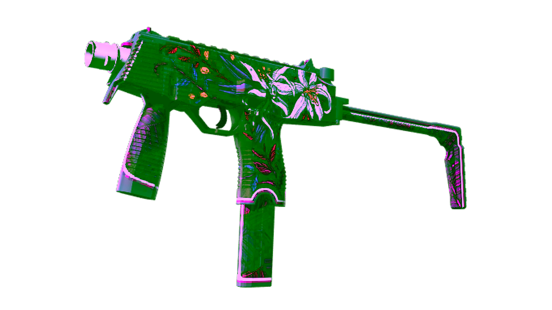 Display for Souvenir MP9 | Wild Lily (Minimal Wear)