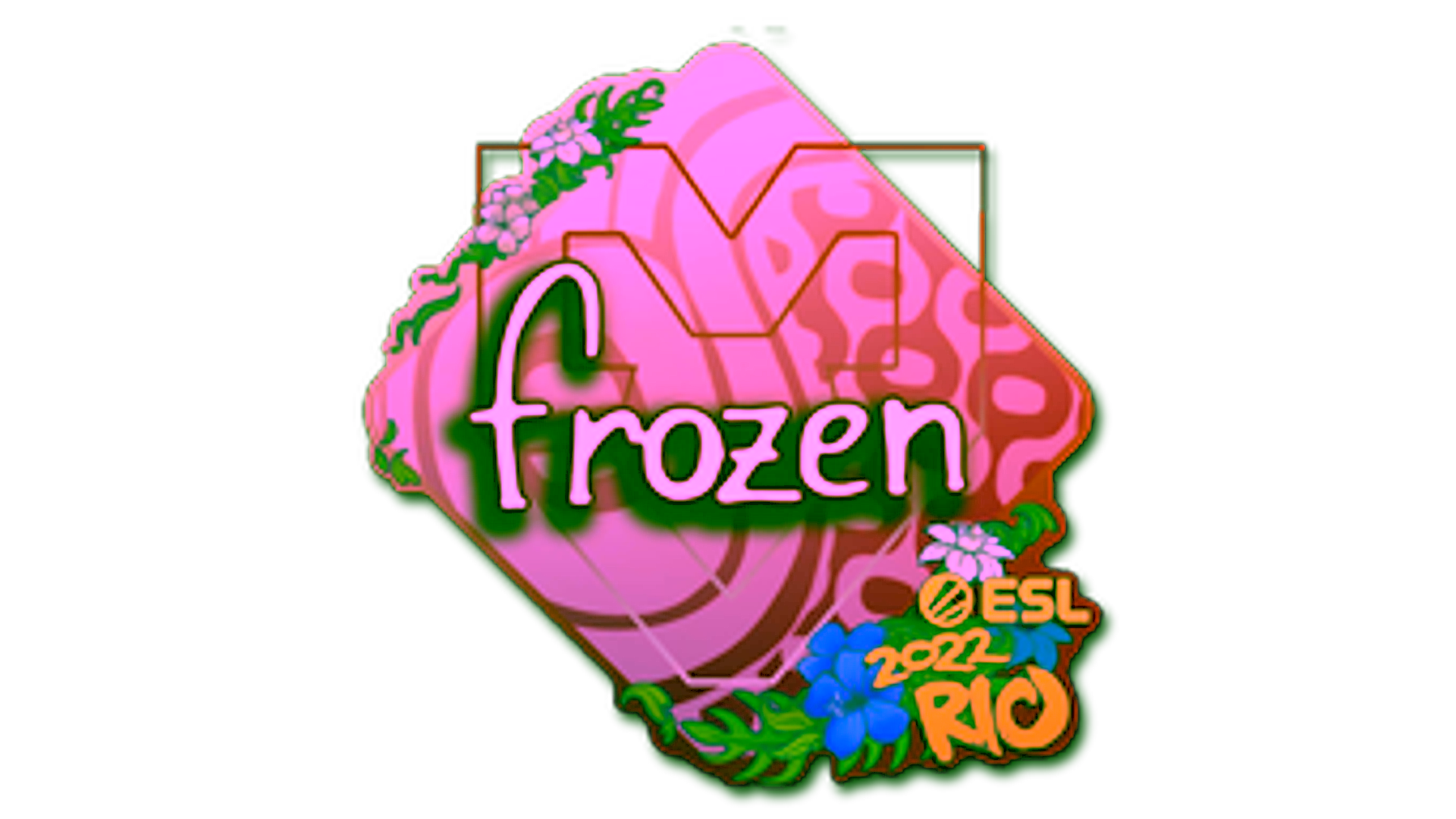Display for Sticker | frozen | Rio 2022
