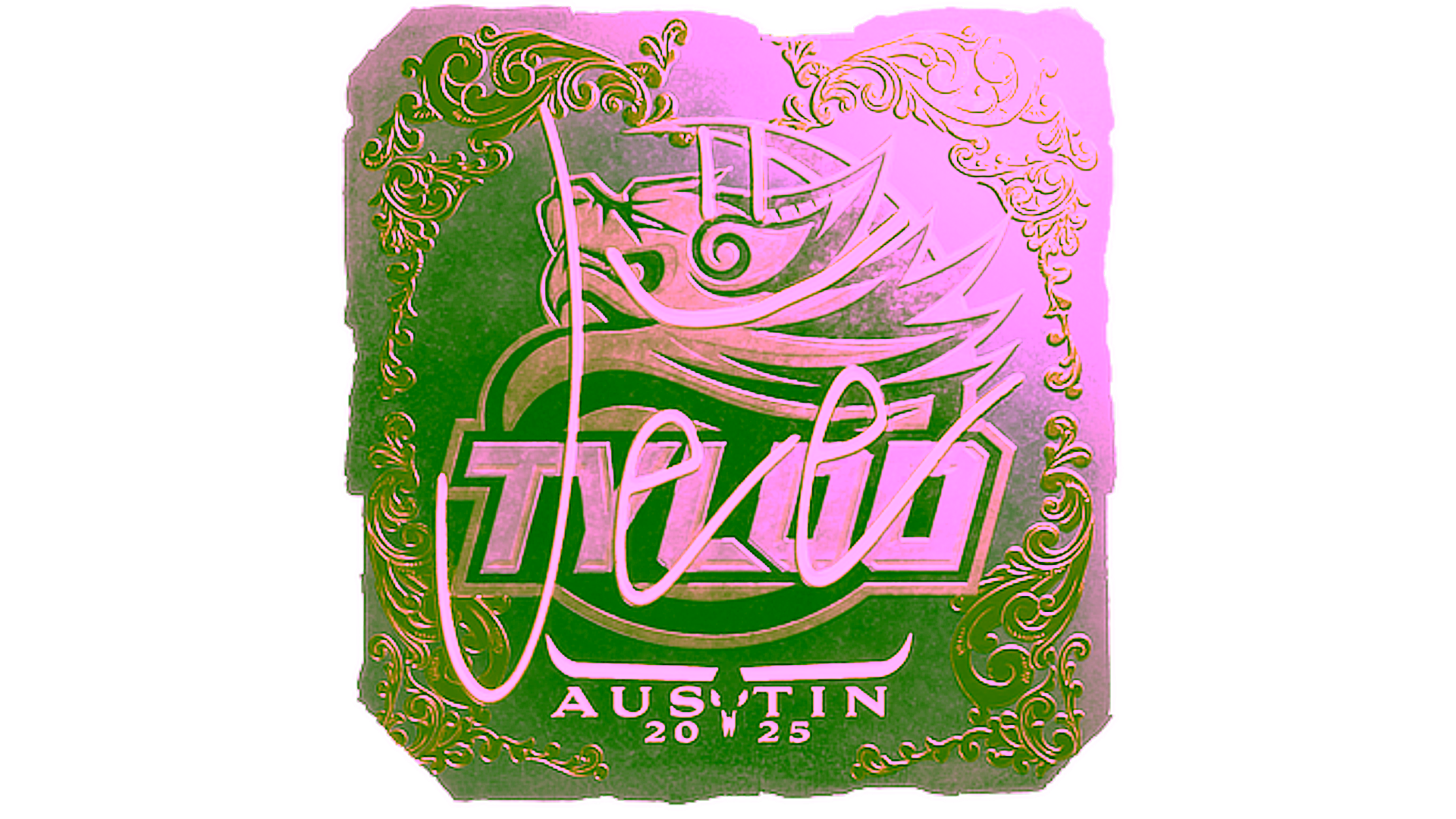 Display for Sticker | Jee (Gold) | Austin 2025