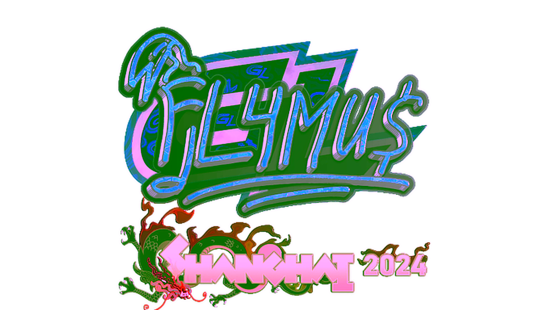 Display for Sticker | FL4MUS (Holo) | Shanghai 2024