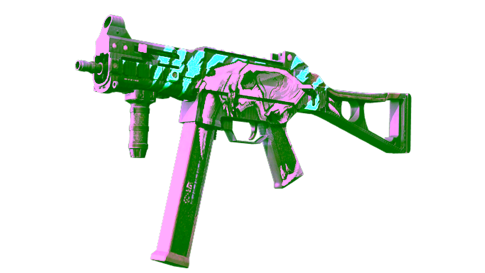 Display for StatTrak™ UMP-45 | Primal Saber (Minimal Wear)