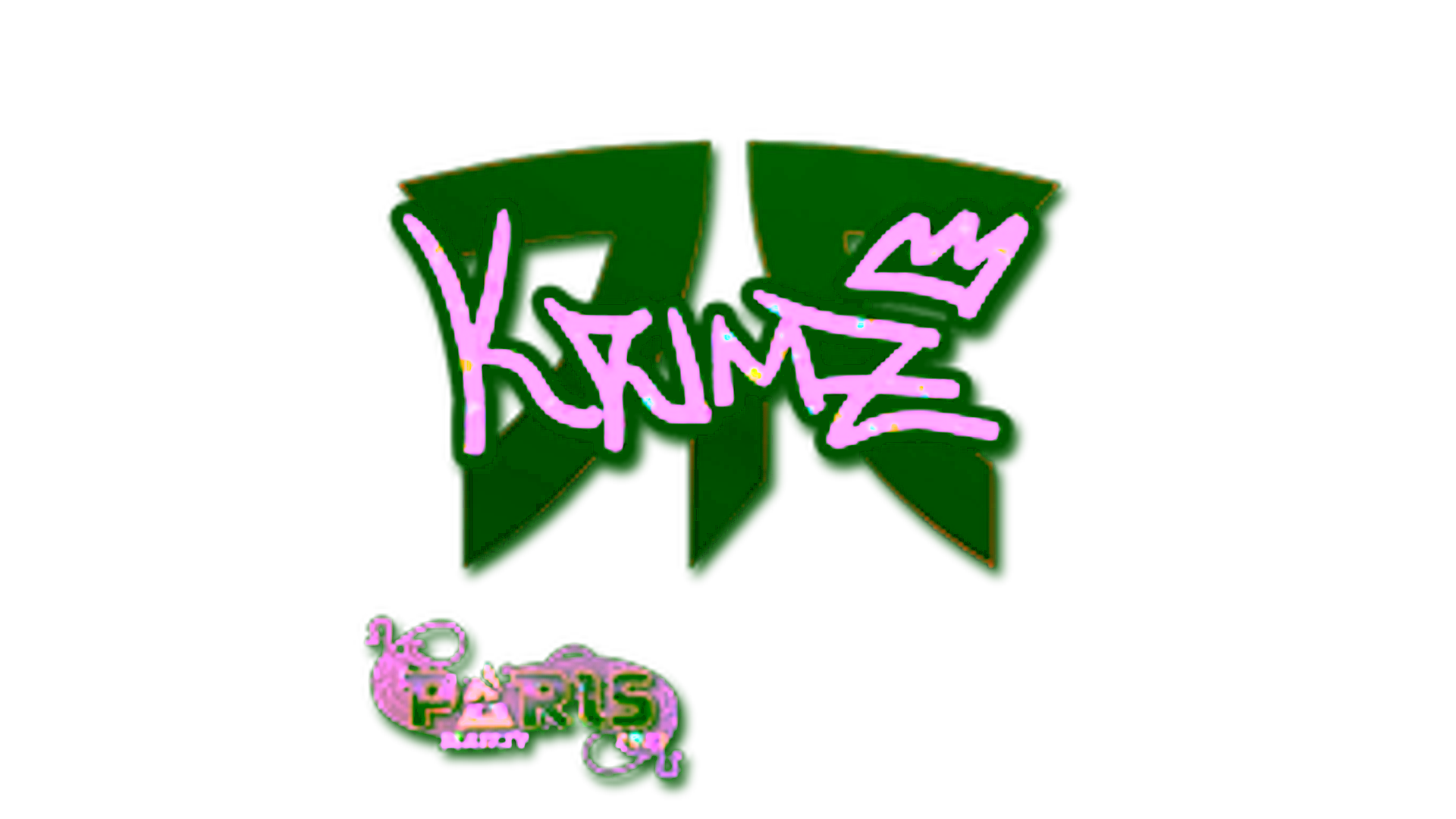 Display for Sticker | KRIMZ (Glitter) | Paris 2023