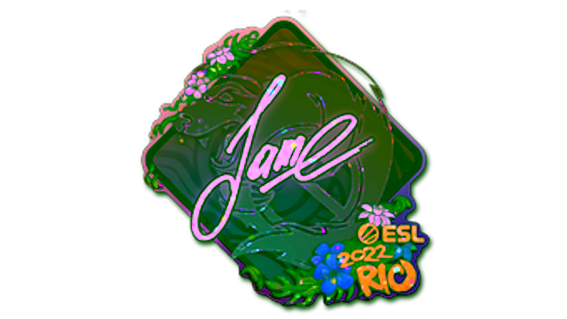 Display for Sticker | Jame (Glitter) | Rio 2022