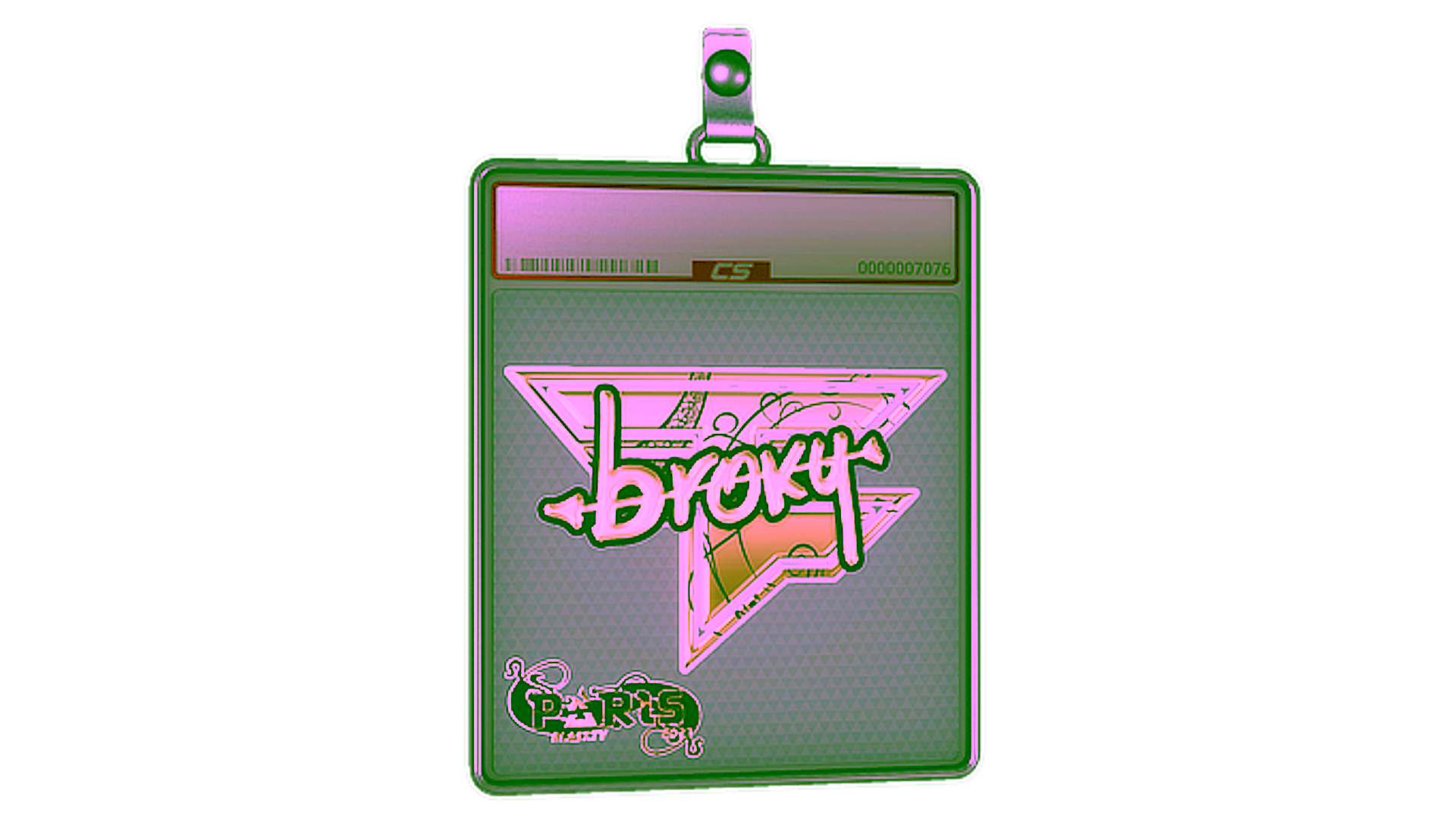 Display for Sticker Slab | broky (Gold) | Paris 2023