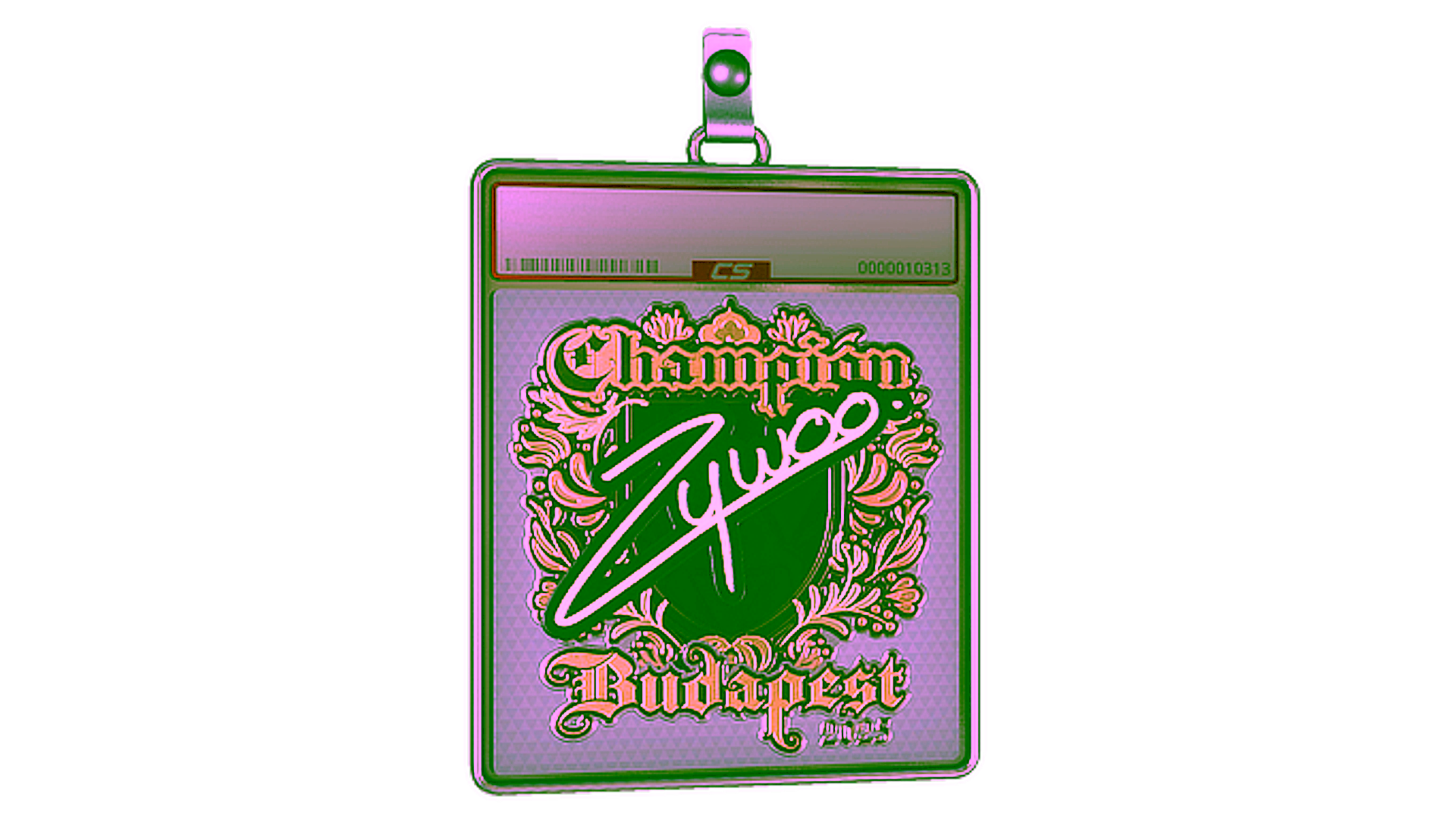 Anzeige für Sticker Slab | ZywOo (Gold, Champion) | Budapest 2025