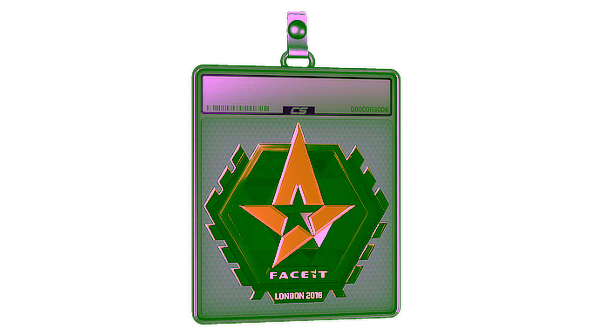 Display for Sticker Slab | Astralis (Gold) | London 2018