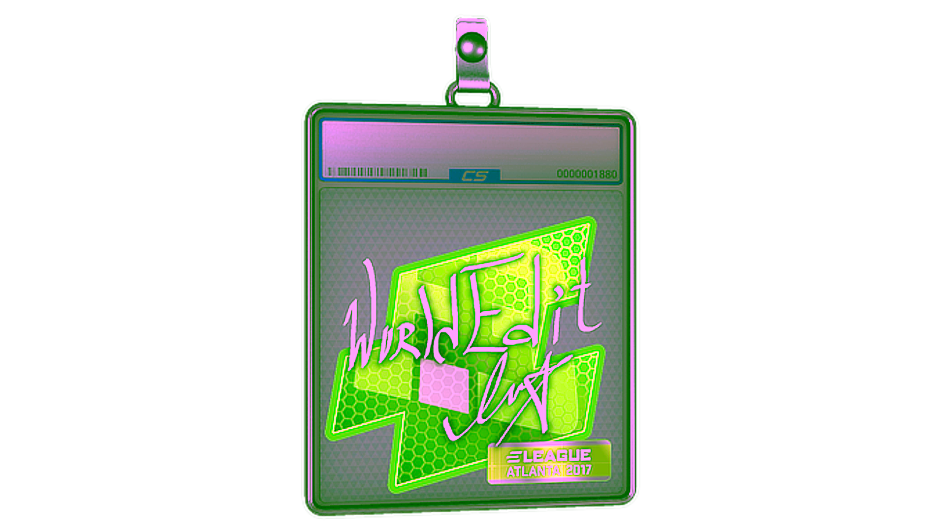 Display for Sticker Slab | WorldEdit | Atlanta 2017