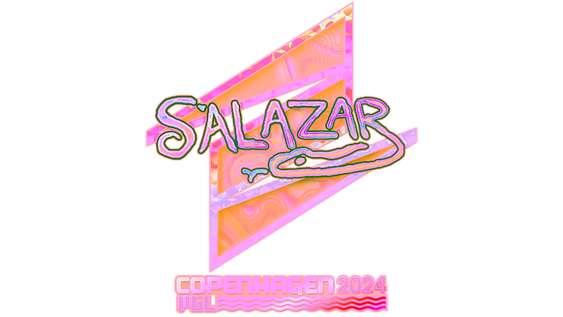 Display for Sticker | salazar (Holo) | Copenhagen 2024
