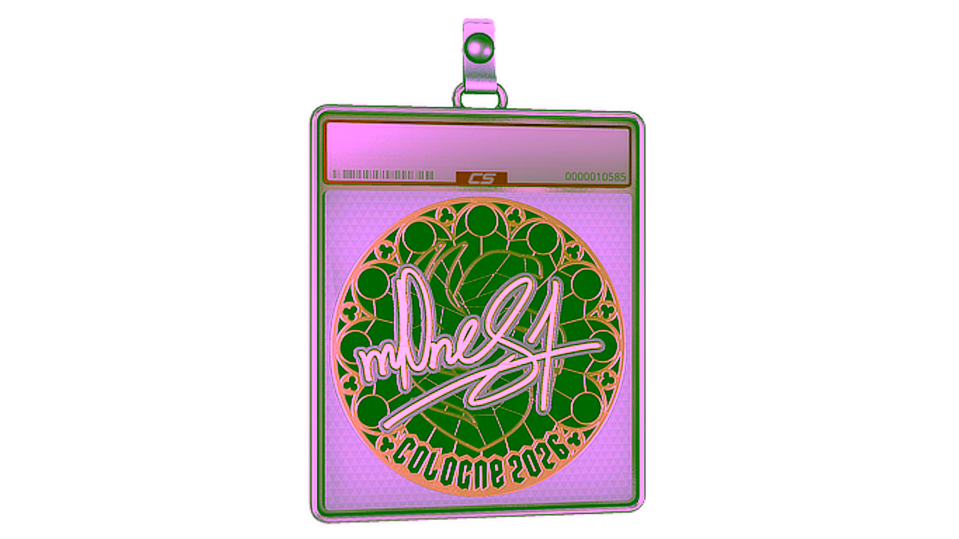 Display for Sticker Slab | m0NESY (Gold) | Cologne 2026
