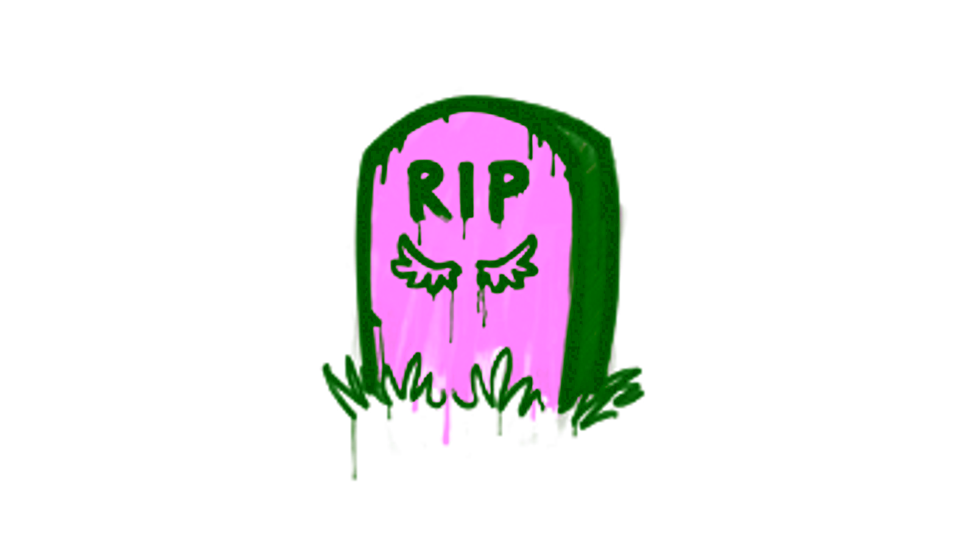 Display for Sealed Graffiti | Tombstone (War Pig Pink)