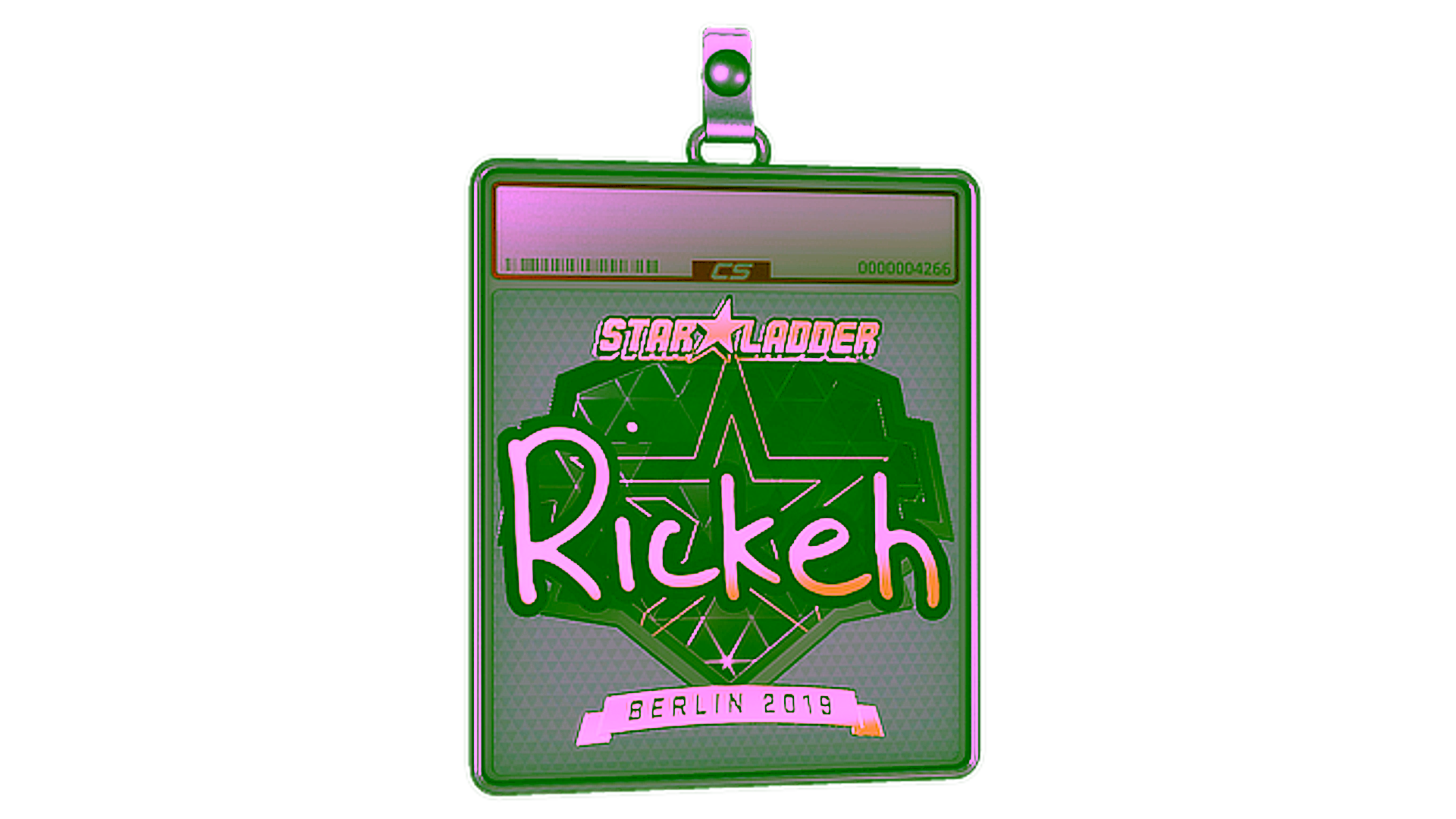 Display for Sticker Slab | Rickeh (Gold) | Berlin 2019