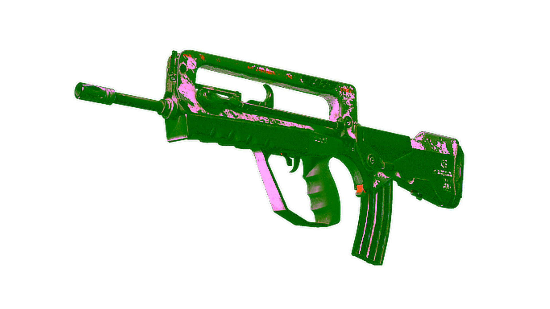 Display for Souvenir FAMAS | 2A2F (Battle-Scarred)