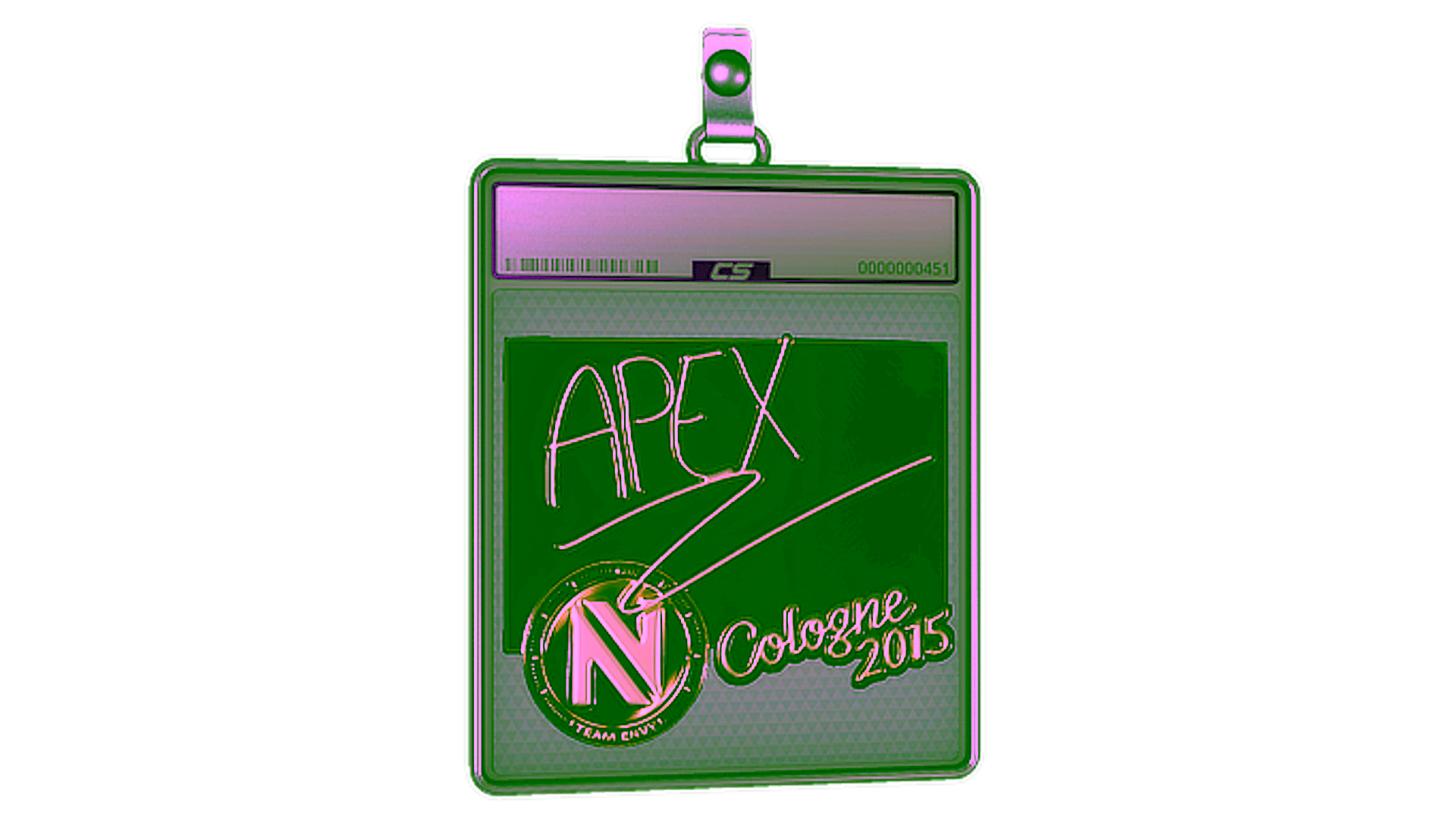Visar för Sticker Slab | apEX (Gold) | Cologne 2015